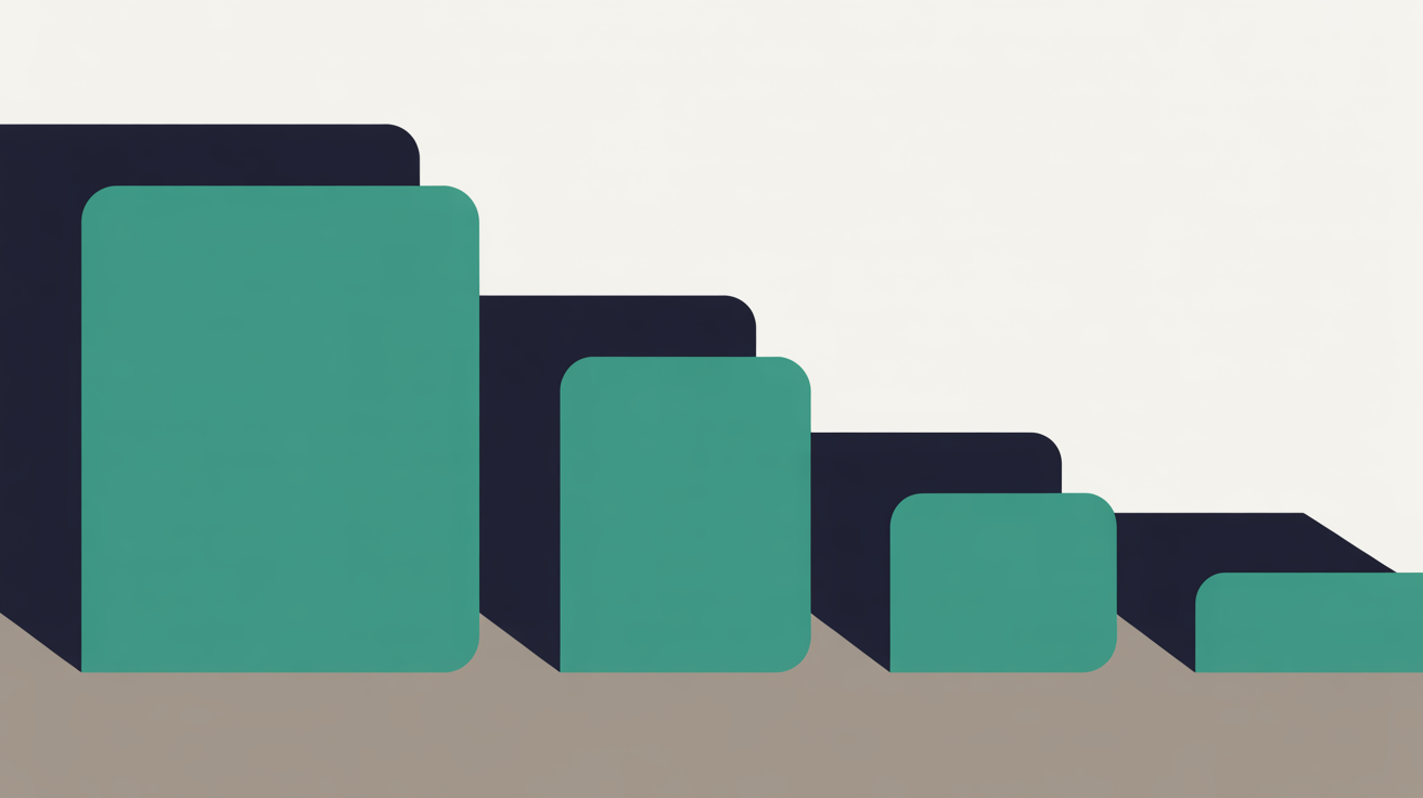 Visual representation of AVIF file size compression compared to traditional image formats