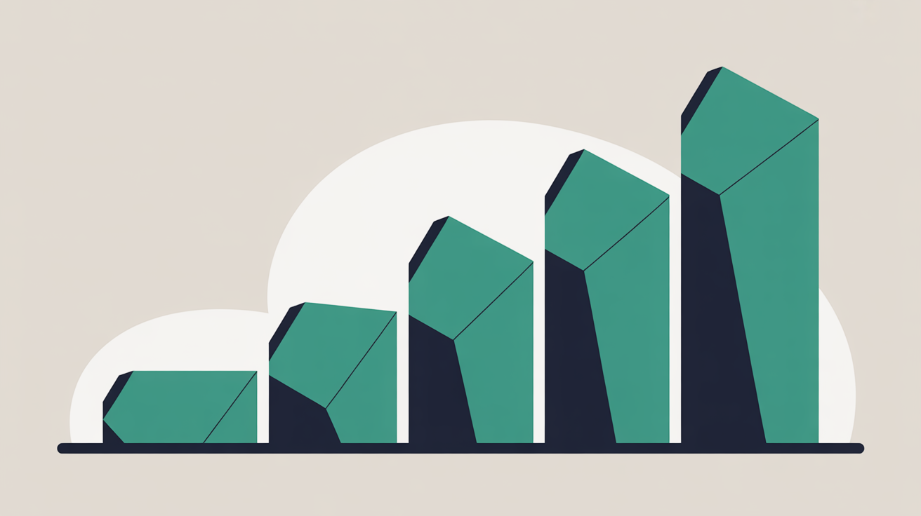 Digital transformation roadmap showing progression from basic web presence to advanced business systems