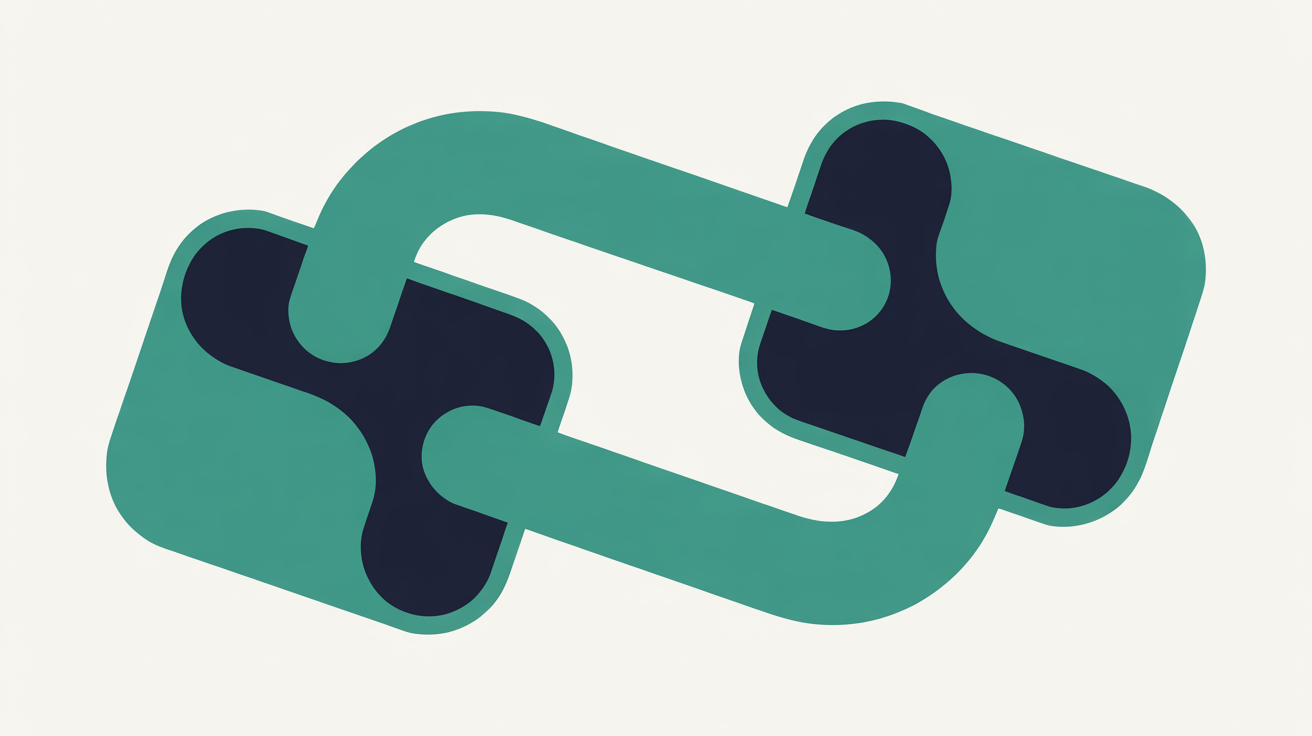 Abstract illustration of two stylised containers connected by smooth flowing teal lines representing data being transferred from one host to another