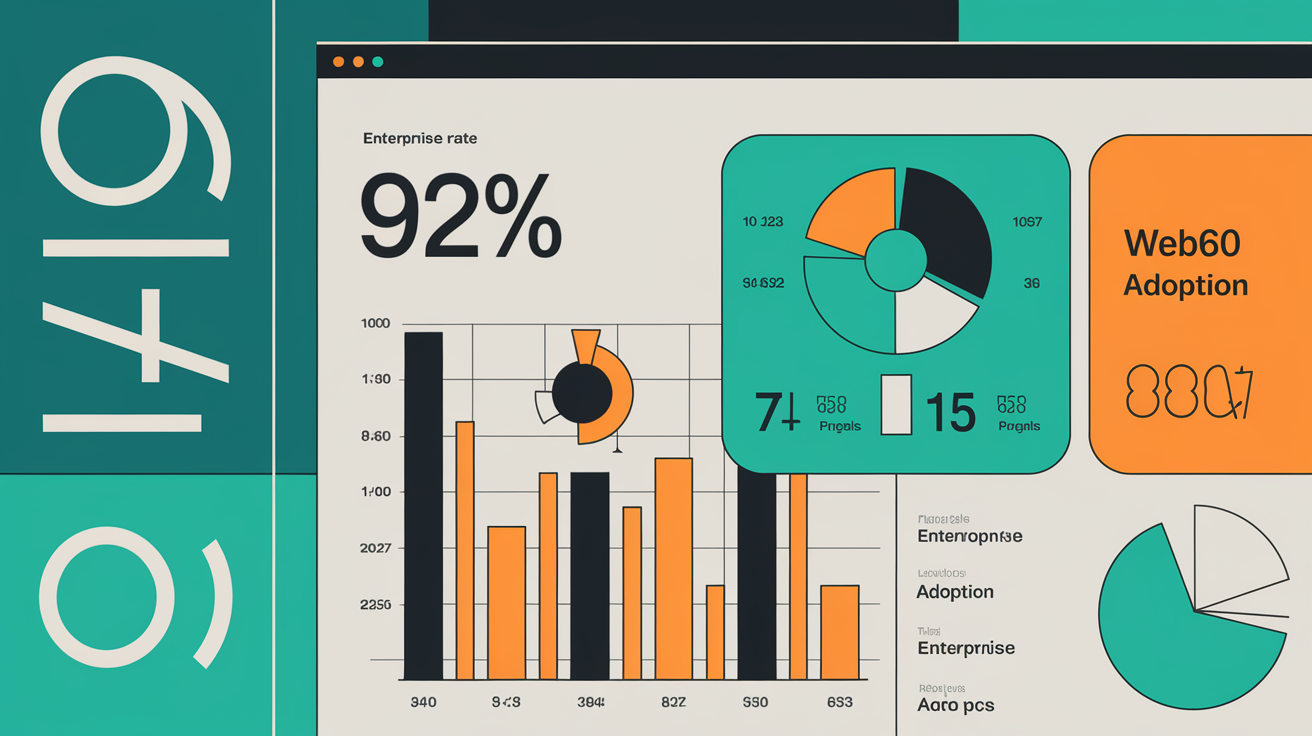 Enterprise multi-cloud adoption statistics showing 92% adoption rate