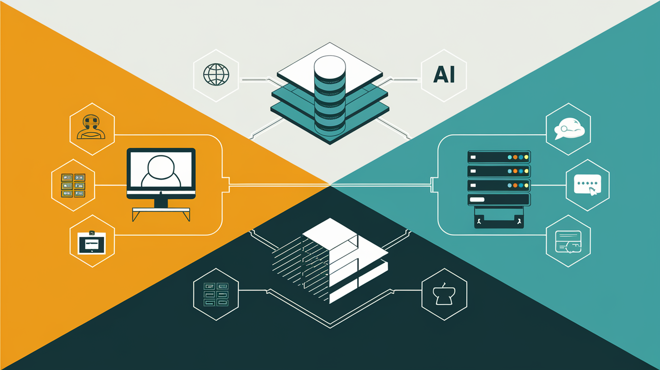 Comparison chart showing SME vs enterprise hosting capabilities