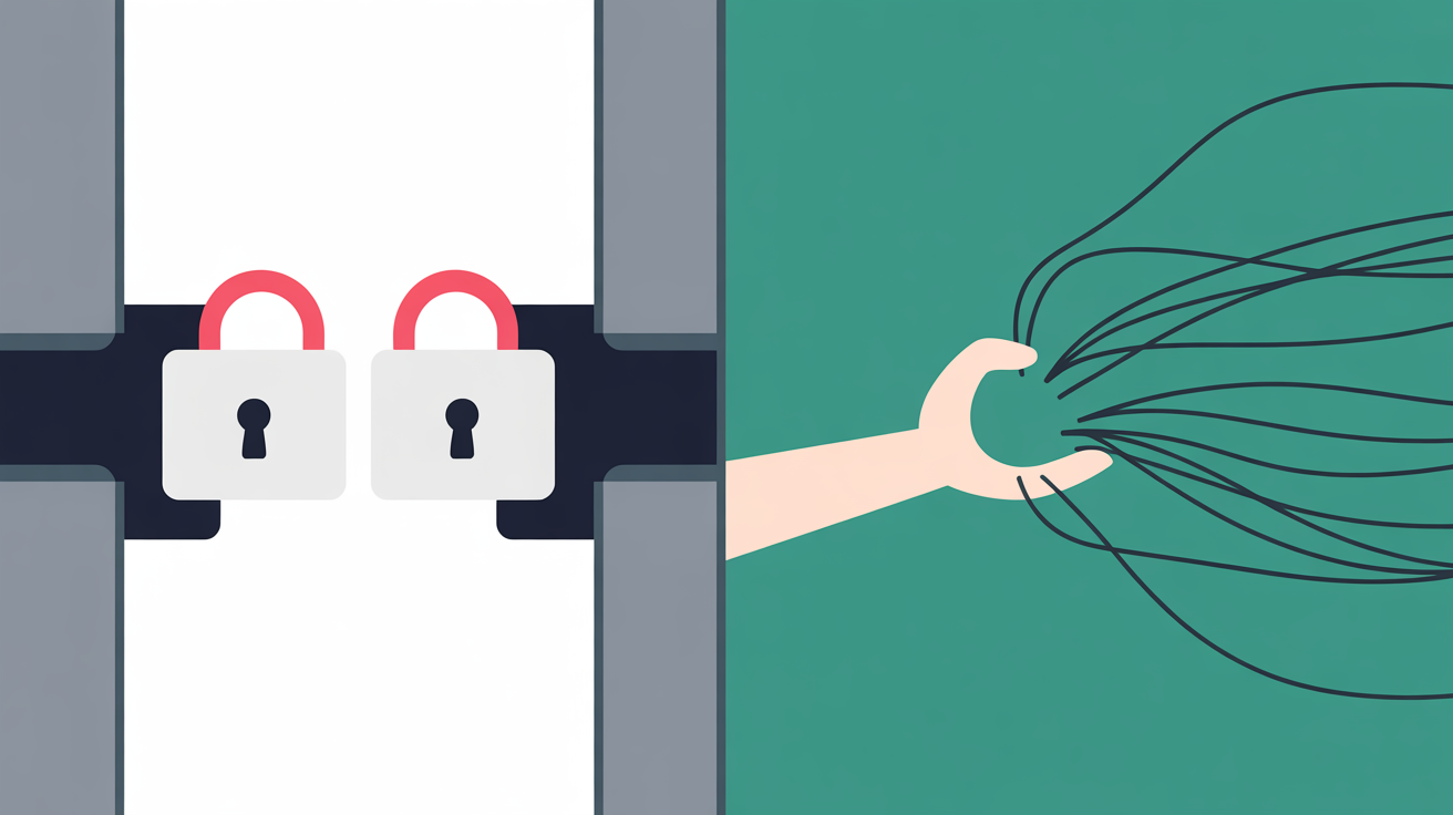 Visual comparison of restricted versus open database access approaches