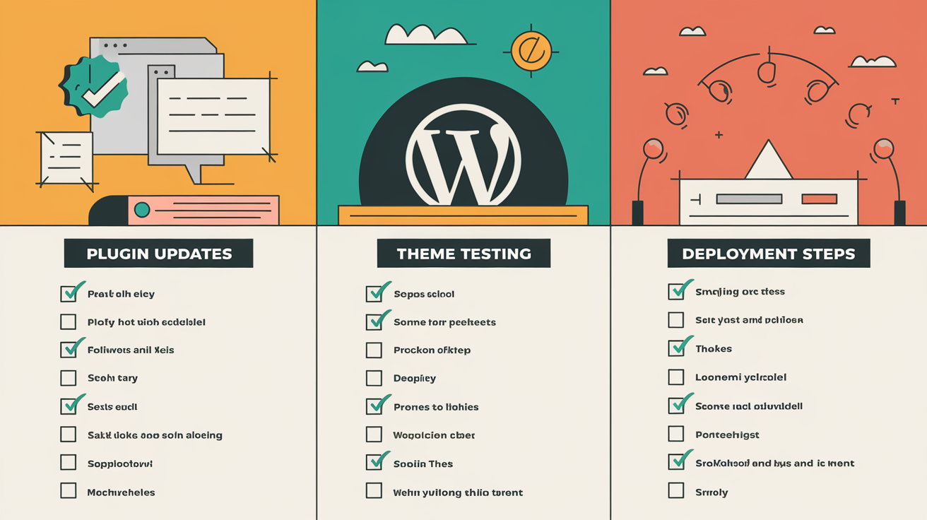 Split screen showing broken website on left and professional staging environment interface on right