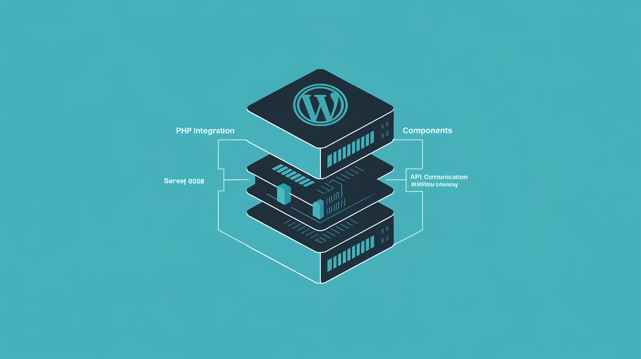 WordPress 7.0 AI Client architecture diagram showing PHP AI Client SDK integration
