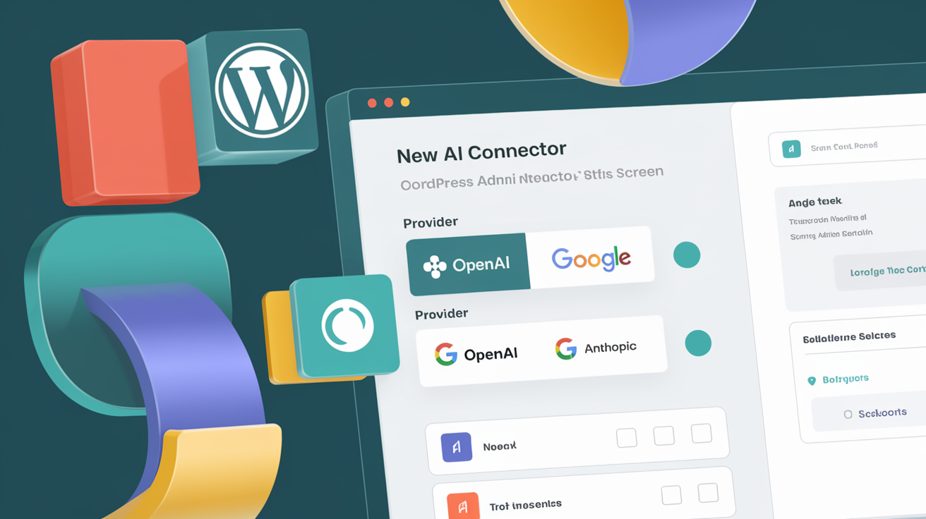 WordPress 7.0 AI Connector interface showing native AI integration