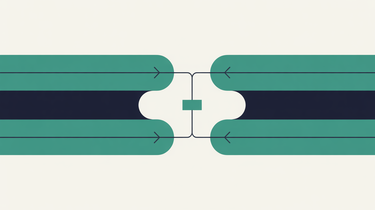 Two parallel timelines with a bookmark marker indicating a saved point in time, suggesting pre-update snapshot recovery