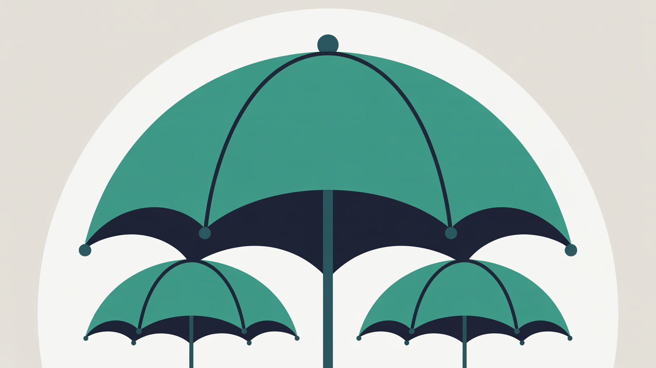 Abstract protective dome illustration representing managed hosting security coverage