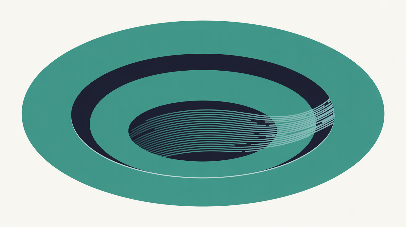 Network-layer security filtering showing multiple protection rings blocking threats