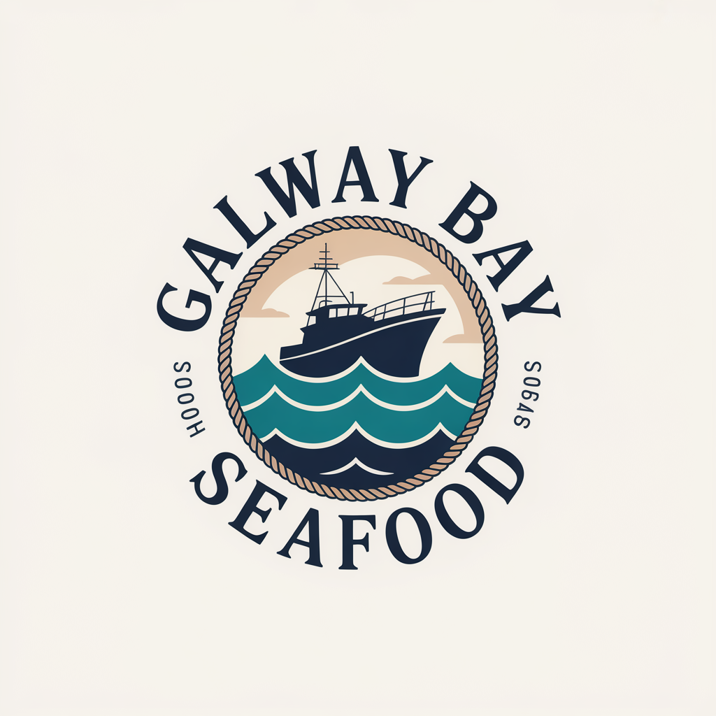 AI-generated logo for Galway Bay Seafood